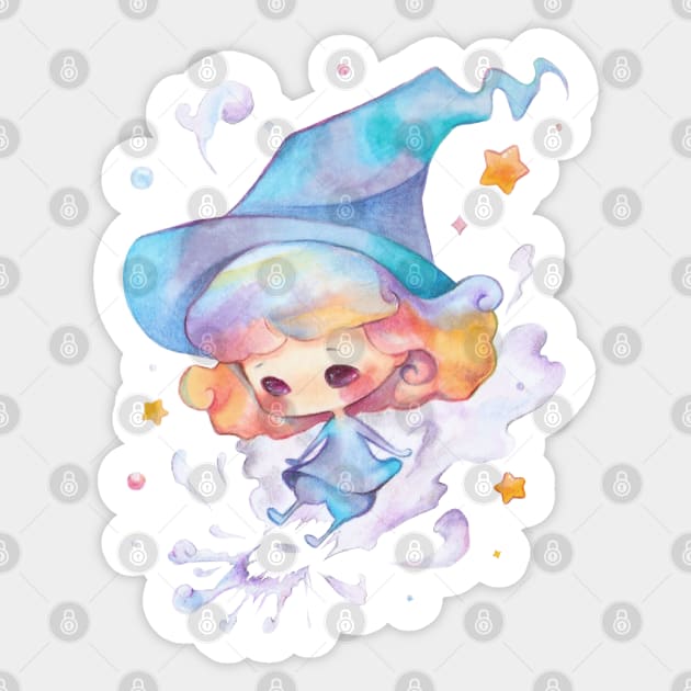 Little witch Sticker by KazumiNekota